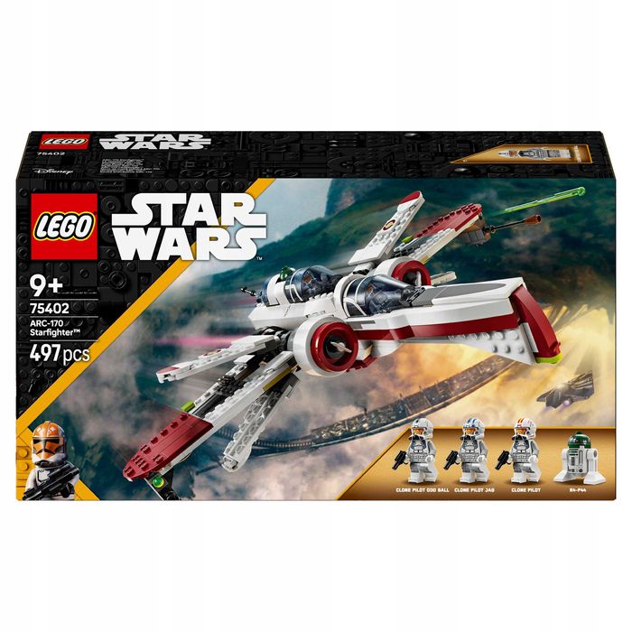 Nowe Klocki LEGO 75402 Star Wars Myśliwiec ARC 170 - Sklep!