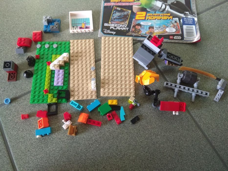 Детали и журнал Lego Star Wars