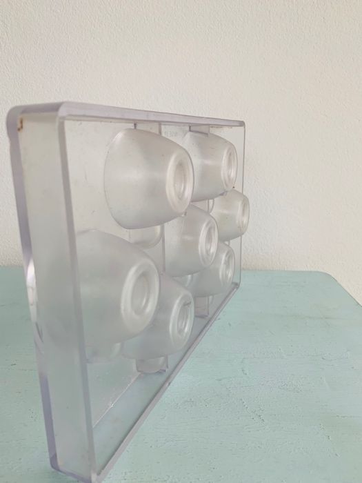 Molde para velas, sabão, chocolate, forma de chávenas, policarbonato