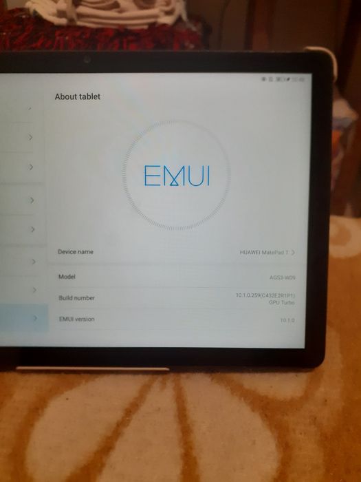 Tablet Huawei MatePad T com Capa e Carregador