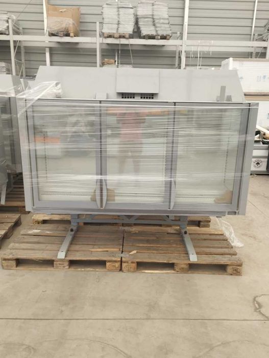 Морозильні ларі камери AHT Miami 250 Подвійний LED Сірий. 2015-19р!