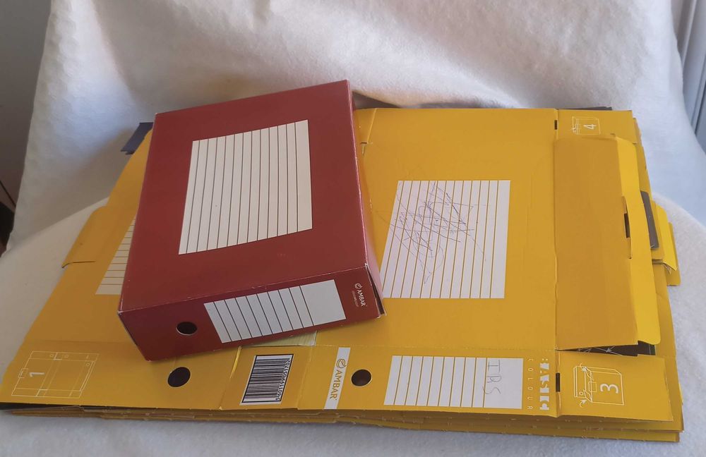 Capas arquivo morto, conjunto de 9 capas