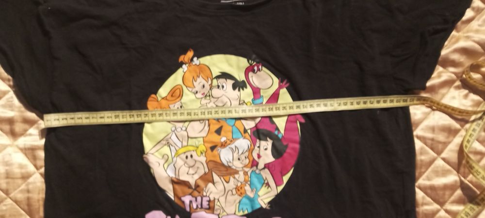 Czarny t-shirt od piżamy