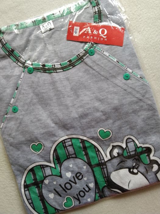 M 38 Koszula ciążowa nocna piżama do karmienia odpinana rozpinana