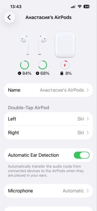Кейс з навушниками Airpods 1 A1602 читайте опис
