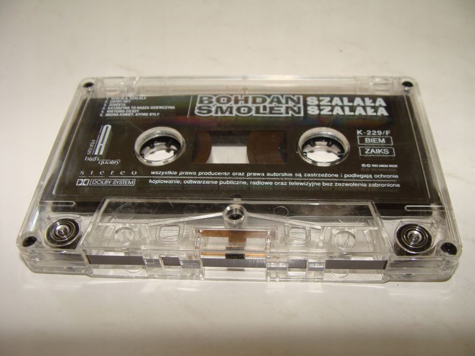 Bohdan Smoleń szalała szalała kaseta *
