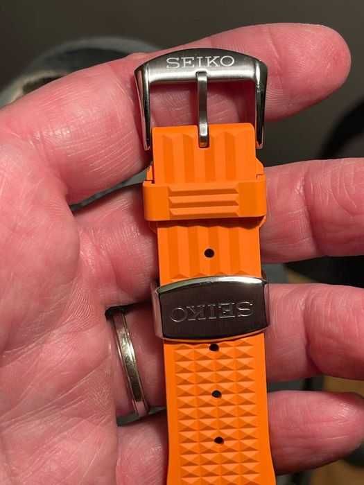 Zapięcie do paska klamra 18mm 20mm do zegarka Seiko srebrna
