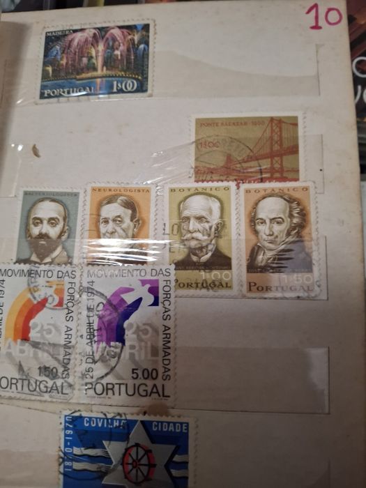 Lote de 107 selos