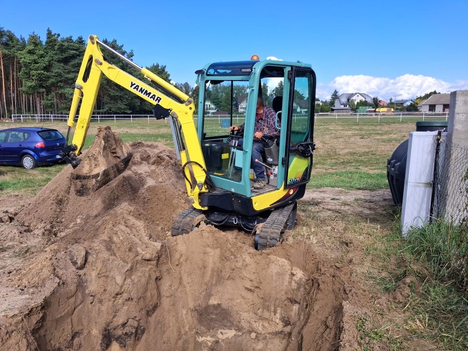 Wynajem minikoparka  Yanmar SV17