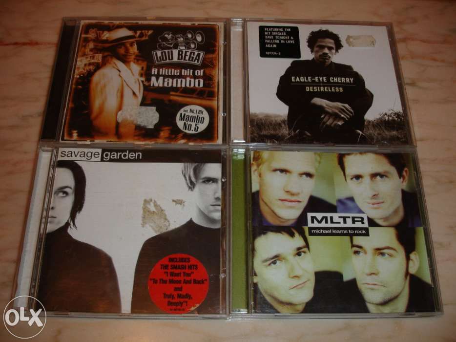 Conjunto de 4 Cds Pop 90's