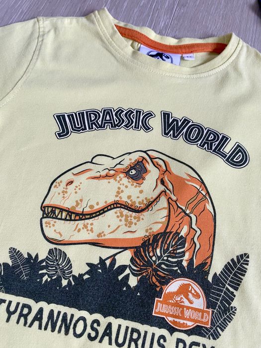 T-shirty koszulki chłopięce Jurassic World dinozaury t-rex 110