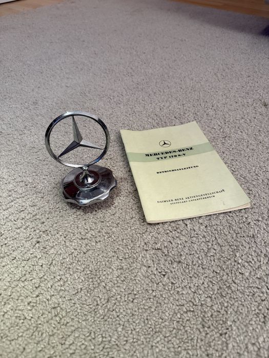 Korek od Chłodnicy Znak Mercedes-Benz i Książeczka Instrukcji obsługi