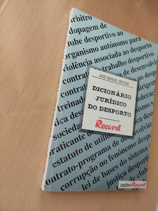Dicionario jurídico do desporto José Manuel Meirim