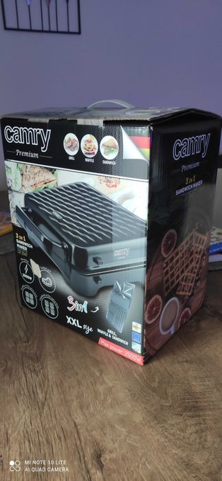 Grill, gofrownica i Opiekacz do Kanapek 3 w 1 XXL CR 3047