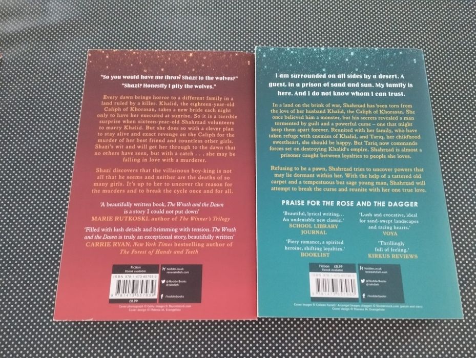 Duologia "the Wrath and the dawn" de Renée Ahdieh