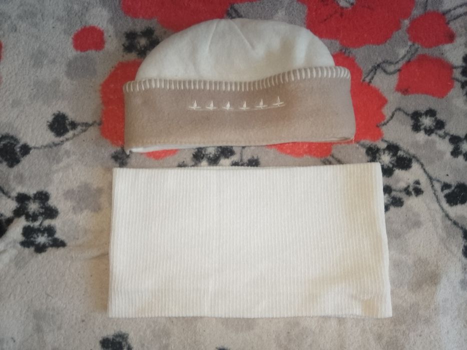 Тепла шапка снуд шарф шапка манишка шарфік хомут шапка комплет 7-12р