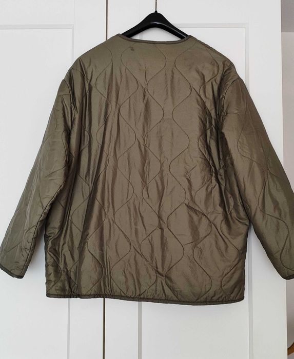 kurtka damska pikowana wiosna/jesień-oliwka, rozm. 46