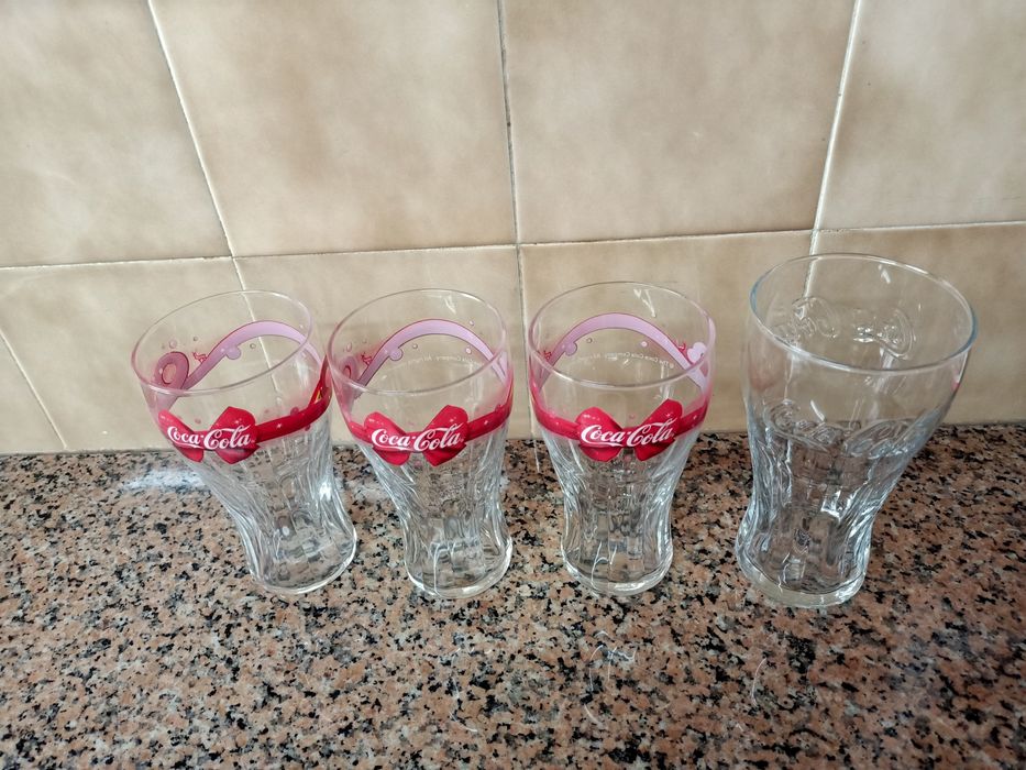 Copos da coca-cola 33 cl casa quarto apartamento vivenda carro