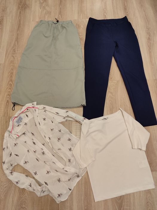 Лот жіночих речей куртка, кардіган, штани, спвдниця