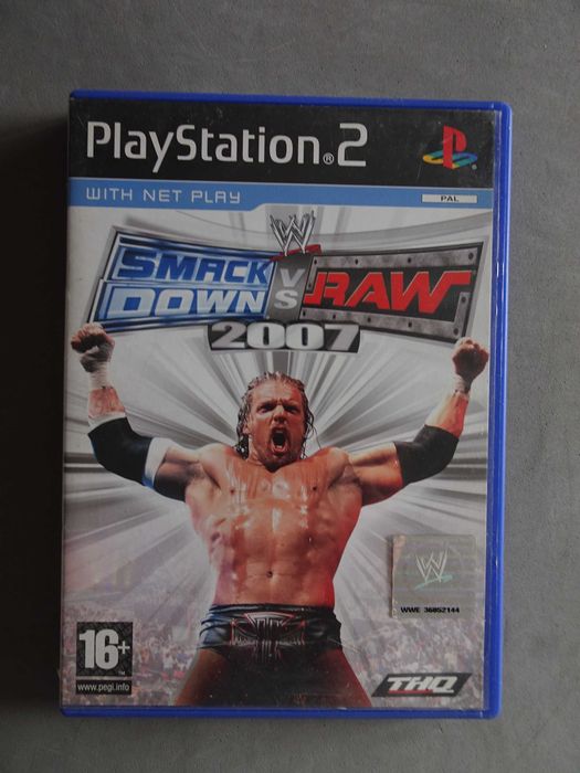 Jogo Playstation 2 PS2 - Smack Down VS Raw 2007