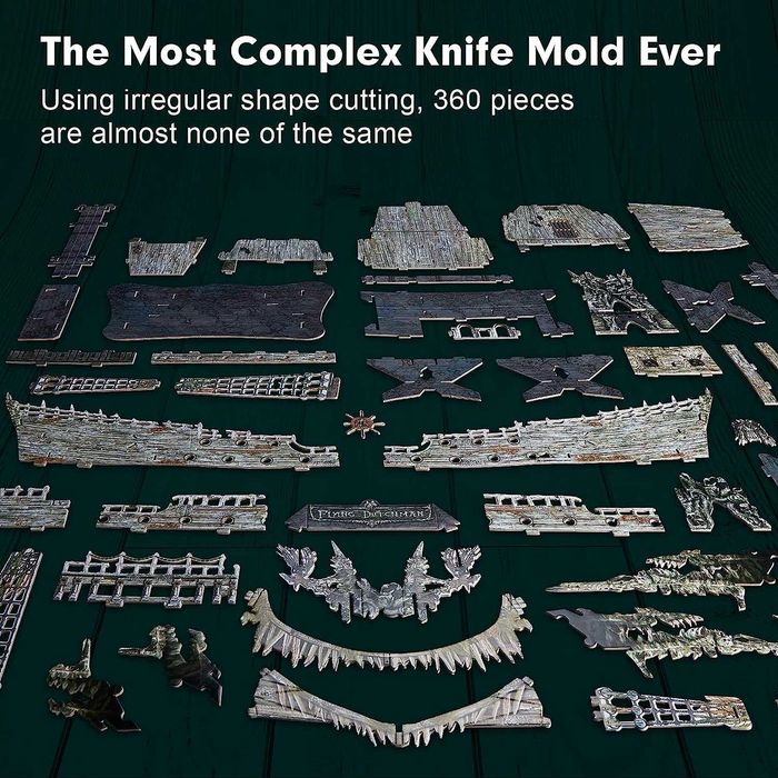 Puzzle 3D LED Holandês Errante