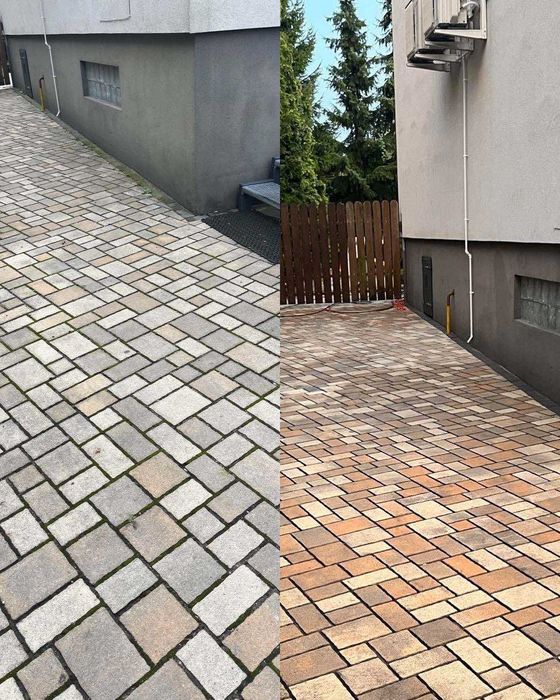 *Mycie i czyszczenie elewacji / kostki brukowej *Mycie dachów