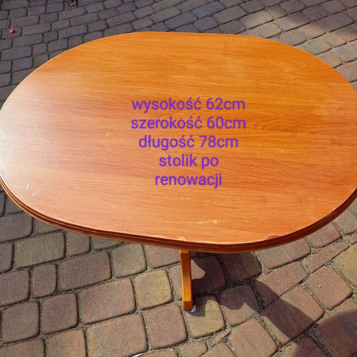 Stół, ława wysokość,62cm.