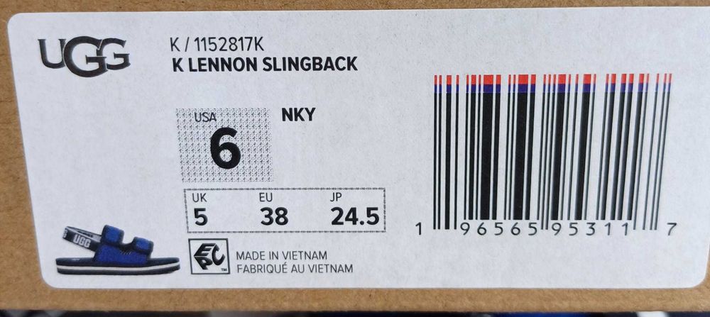 Miękkie lekkie sandały UGG 39 39,5