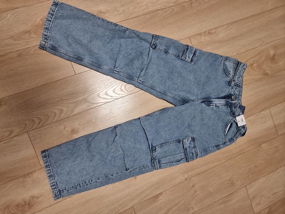 Nowe spodnie jeans H&M Baggy 164