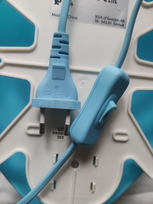 Ikea lampka dziecięca balonik niebieski