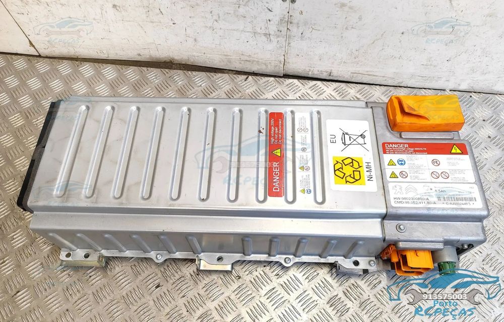 Bateria Citroen DS5 - 2.0 HDi 200cv Hybrid4 - Sistema eletrico | Hibrido | 200 cv | 9802300880 | 98.024.187.80 | 9802418780 | 508 | 3008 | Peugeot