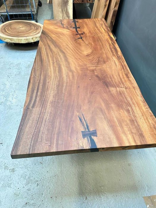 Stół drewniany monolit Suar unikat 240cm