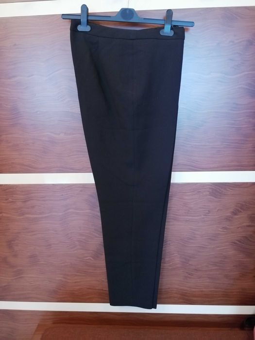 Spodnie materialne damskie czarne