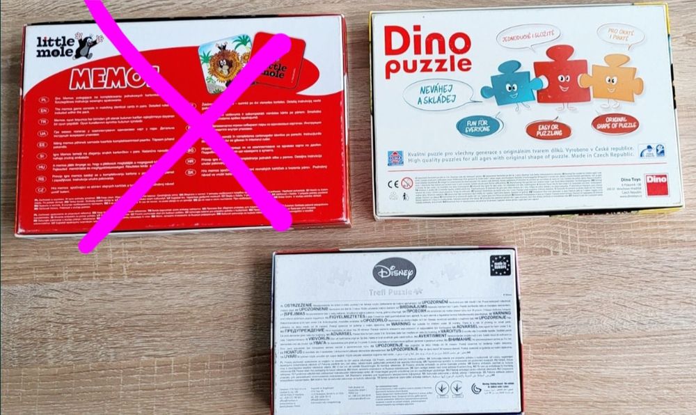 Puzzle Frozen Trefl Puzzle Krecik Dino