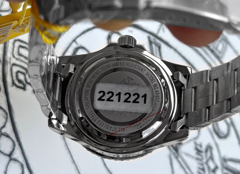 Годинник чоловічий Invicta 48402 Pro Diver 40 mm. 200 MT.