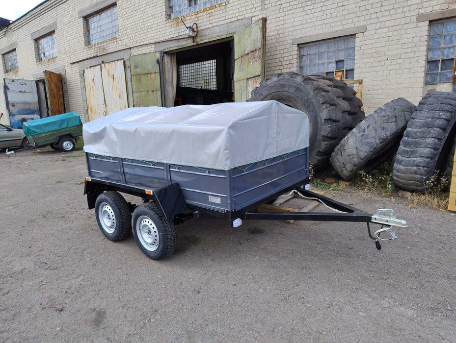 Прицеп Двухосный Лучший помощник ЗСУ Зимний тент в подарок!