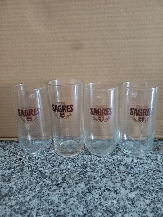 Copos   cerveja. Sagres