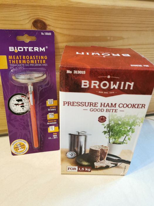Nowy szynkowar Browin na 1,5kg + termometr