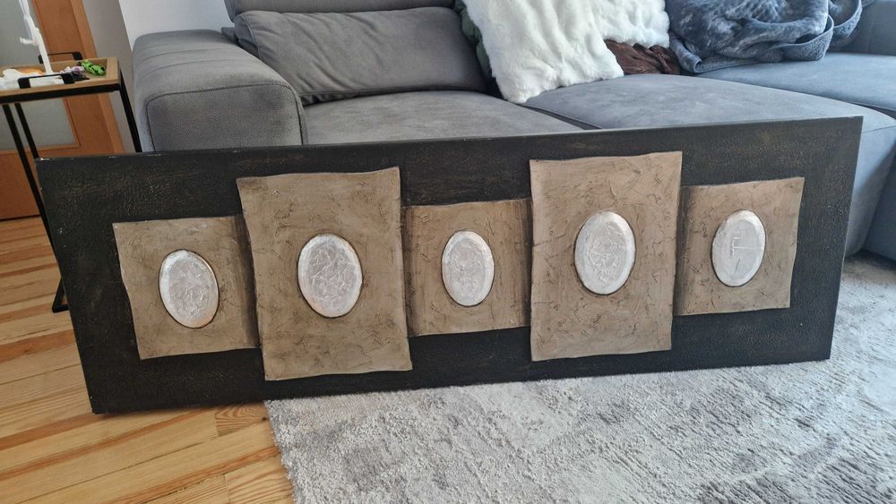 Quadros, telas e espelho decoração (pouco uso, praticamente novos)