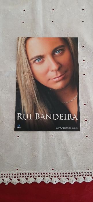 Postal Rui Bandeira, autografado