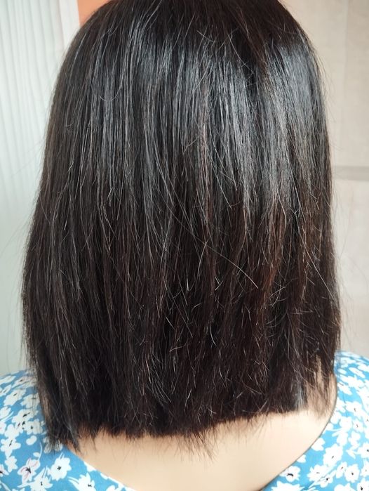 Парик 100%натуральный волос система