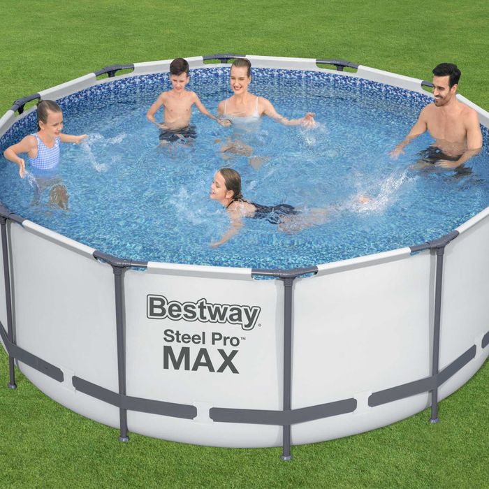 Piscina Besteway 3,66 X 1,22 Steel Pro