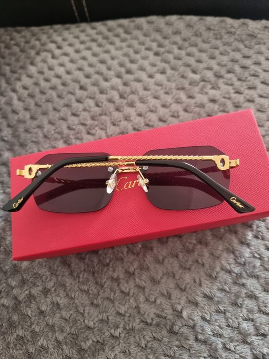 Okulary Cartier.