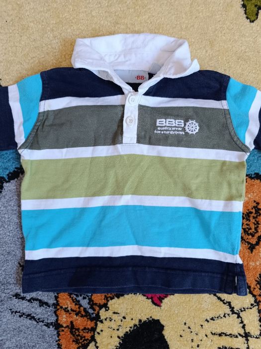 Zestaw bluzeczek chłopięcych r. 62 8 sztuk