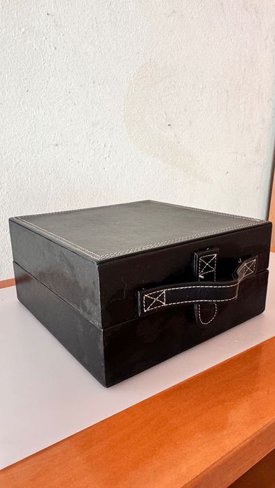 Cavalete tripé madeira com kit pintura