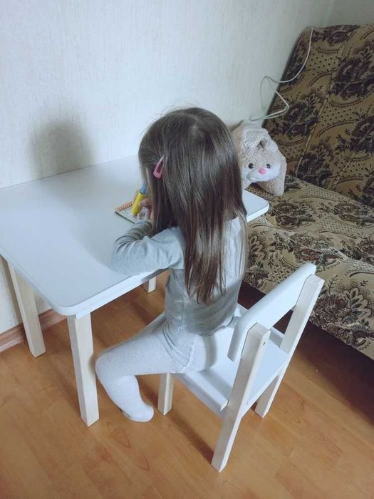 Набір стіл та стільчик дитячий,комплект стул стол для детей