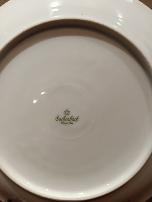 Śliczny stary talerz patera porcelana Eschenbach