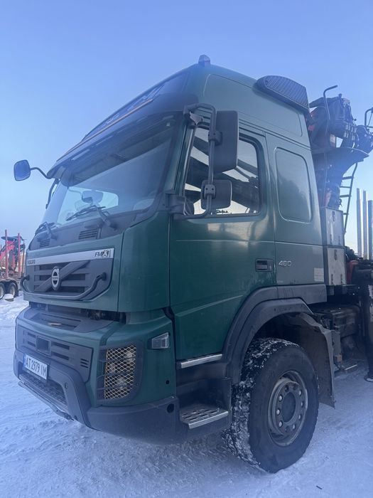 Лісовоз Volvo FMx460 6x6 Euro5+причеп (свіжопригнаний) 114тис пробігу