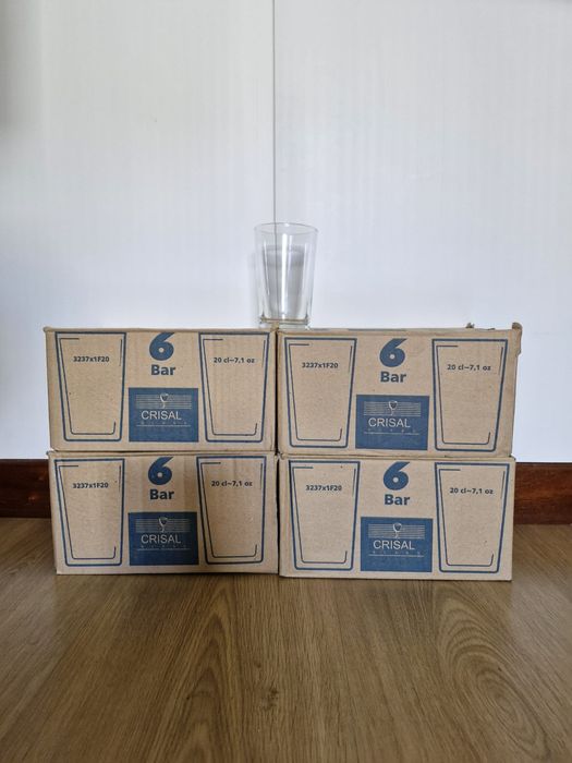 Pack 6 Copos de Água Crisal