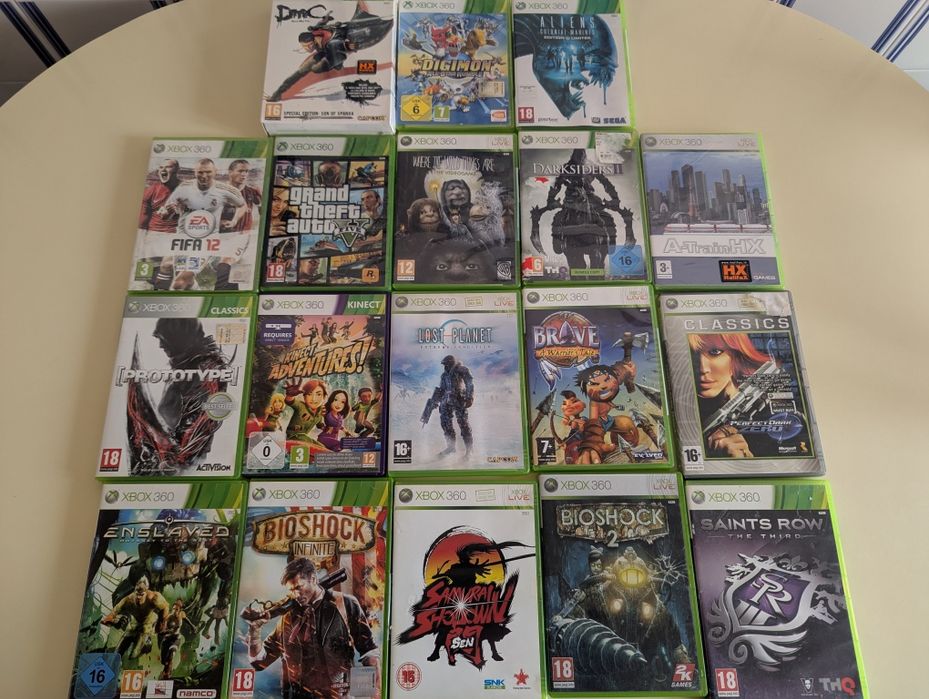 Jogos Xbox original, 360 e one